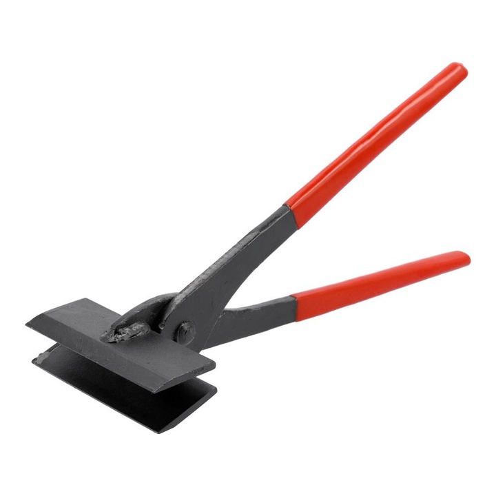 Cleste pentru indoirea tablei, Yato, 100mm latime, 300mm lungime, 40mm inaltime, 4mm grosime, 630g, negru/rosu