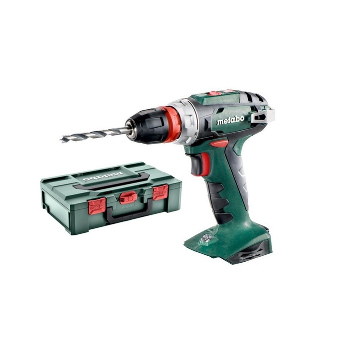 Бормашина и винтоверт Metabo BS 18 Quick, 18V, 24/48Nm, 10 мм бързозатягащ патронник