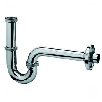 Sifon pentru lavoar, cu teava evacuare lunga, tip p, crom, Kludi Sifon pentru lavoar, cu teava evacuare lunga, tip p, crom, Kludi