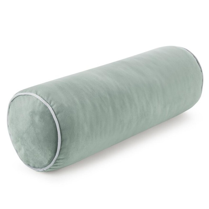 Fata de perna decorativa, 15x45cm, poliester, verde