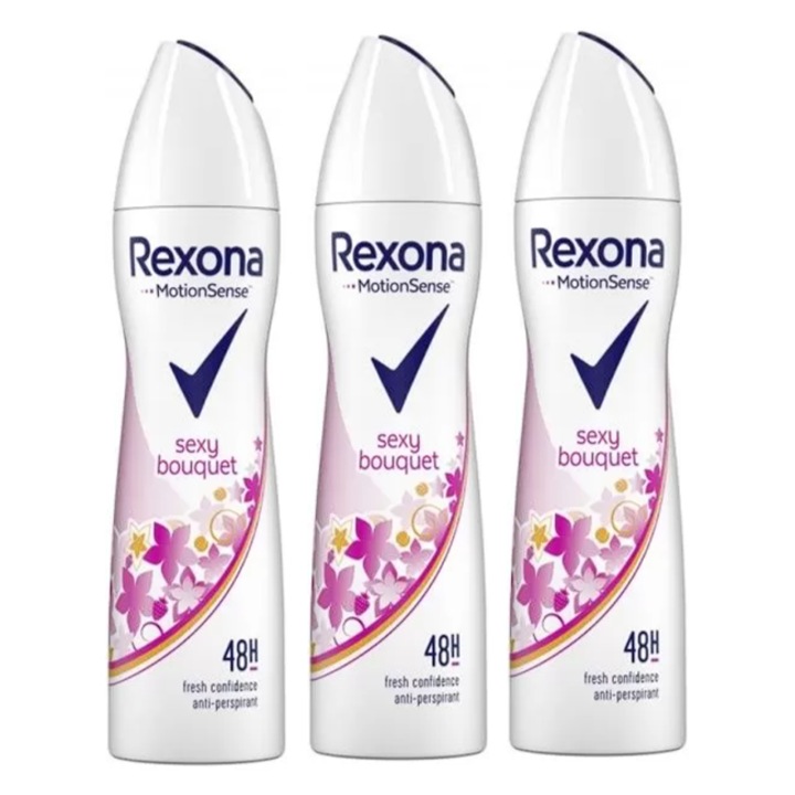 Dezodor Rexona Sexy Bouquet 150 ml, 3 darab