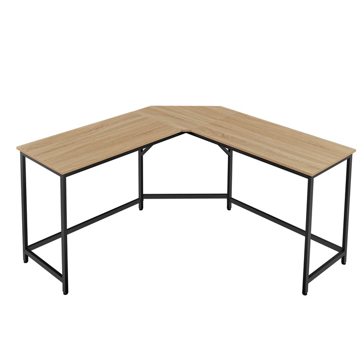 Birou computer, Leobert, sonoma, 149x149x76cm, 50kg max.