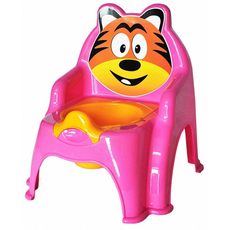 Olita pentru copii Doloni cu tigru, roz