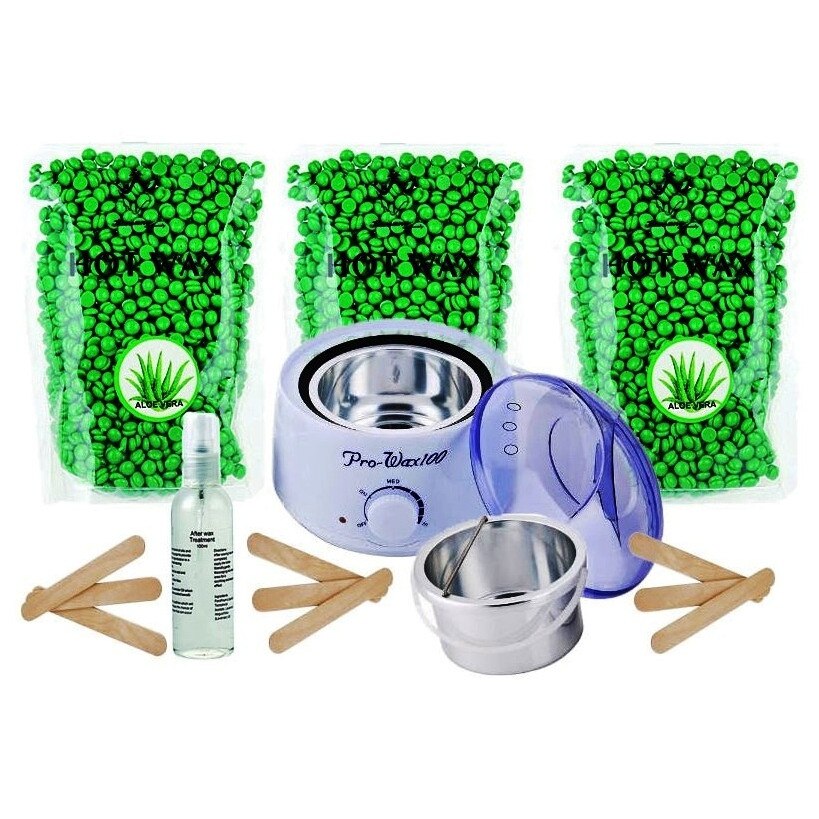 Set Epilare No.62 cu Ceara Granule - EVO Triple Wax Aloe