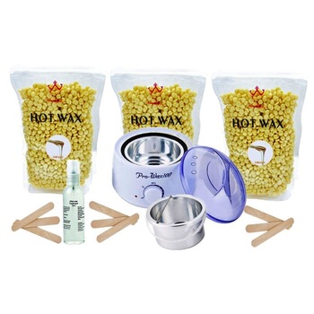 Set Epilare No.65 cu Ceara Granule - EVO Triple Wax Honey Set Epilare No.65 cu Ceara Granule - EVO Triple Wax Honey