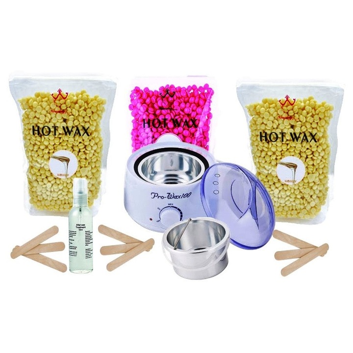 Set Epilare No.66 cu Ceara Granule - EVO Wax Mix