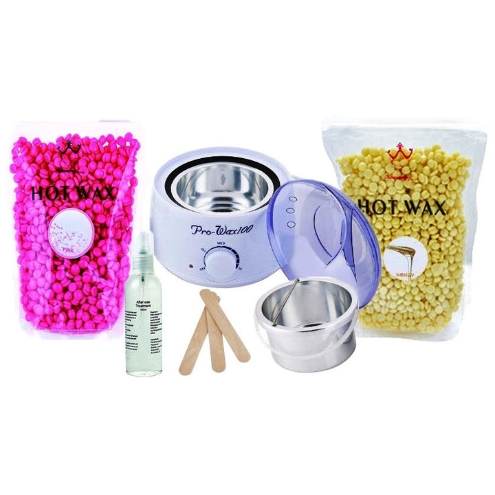 Set Epilare No.68 cu Ceara Granule - EVO Doble Wax Mix