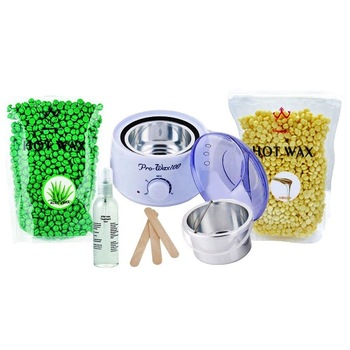 Set Epilare No.69 cu Ceara Granule - EVO Doble Wax Max Set Epilare No.69 cu Ceara Granule - EVO Doble Wax Max