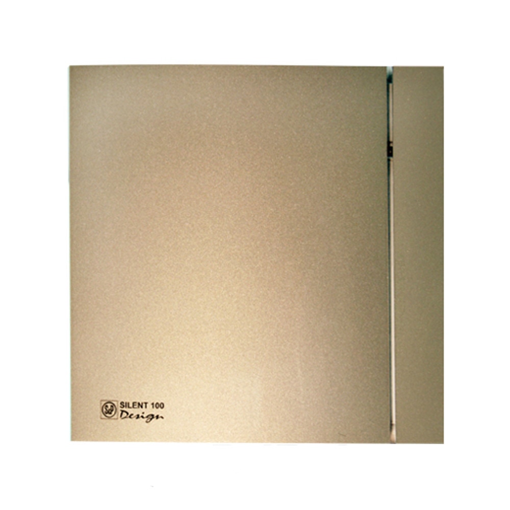Ventilator de extractie pentru baie si grupuri sanitare Soler & Palau Silent 100 CZ Gold Design 3C, Sistem axial, Diametru 100 mm, 2400 RPM, Debit aer 85 mc/h
