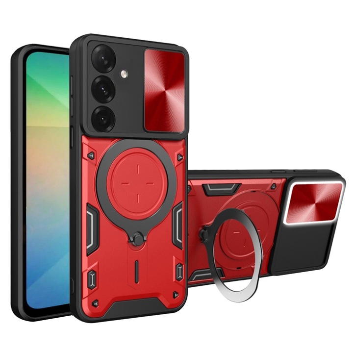 Калъф за Samsung Galaxy A26 5G - Smartphosis CamGuard - Червен
