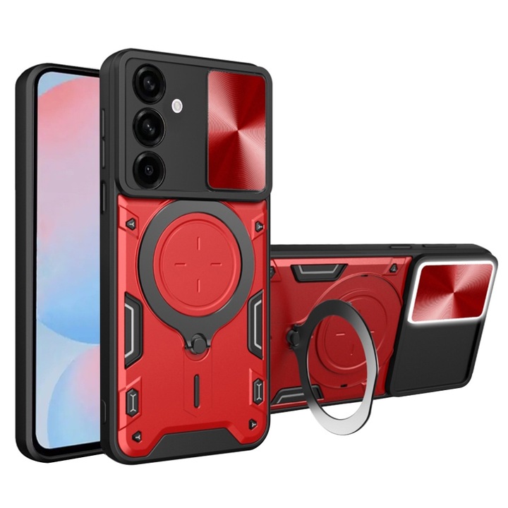 Кейс за Samsung Galaxy A56 5G - Techsuit CamGuard Pro - Червен