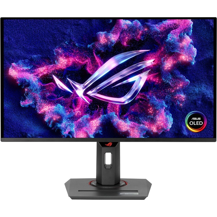 Monitor 27 hüvelykes ASUS ROG Strix XG27ACDNG, QD-OLED, 2560 x 1440, USB Type-C DisplayPorttal, 1 x DisplayPort 1.4, 3 x USB 3.2, 2 x HDMI 2.1