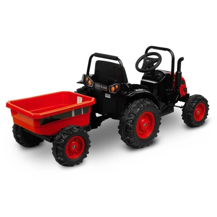 Tractor cu baterie, Toyz by Caretero, Rosu