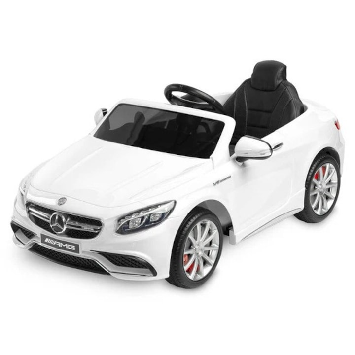 Akkumulátoros autó Mercedes, Amg S63, Fehér, Caretero toyz