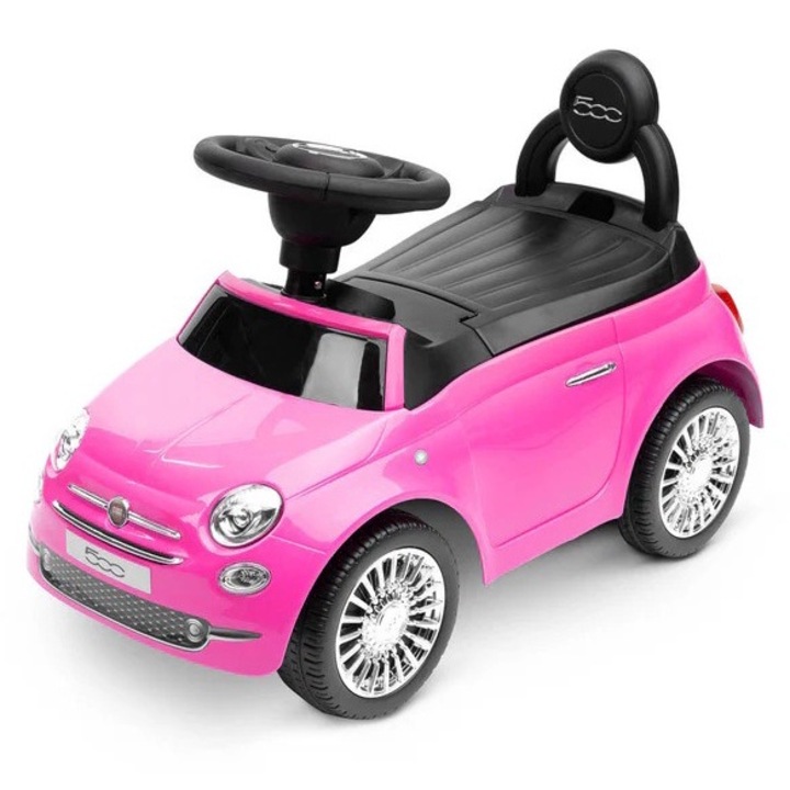 Játékfigurák, Fiat 500, Rózsaszín, Caretero toyz