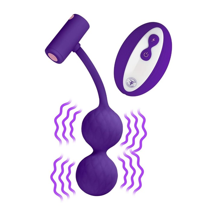 Вибротопчета Femme Funn MOMENTA, 10 Режима, Лилав, 15, 24 см