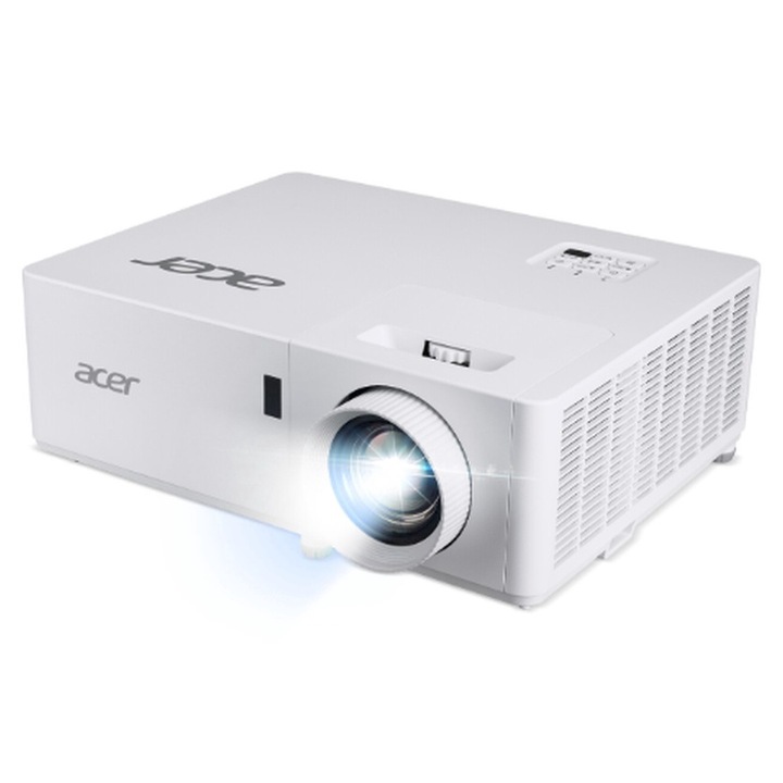 Videoproiector Acer Projector PL6520, Laser, DLP, 1080p(1920x1080), 50 000:1, 360' de proiectie, 6000 ANSI Lumeni, Durata de viata a lampii 20000 ore, 2* HDMI, Lens Shift (V), Audio x 1, USB, RS23V/A A), 2 x difuzor 15 MR.JXH11.001