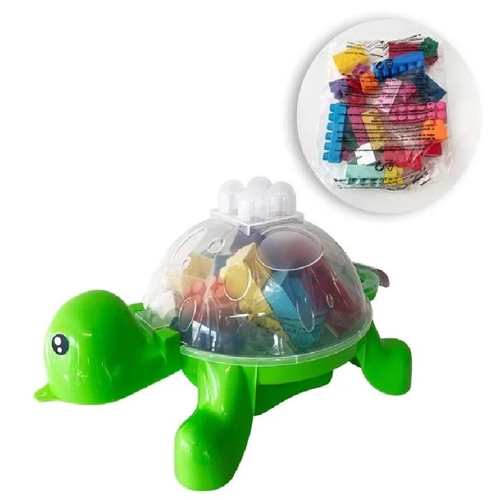 Set de constructie, Verde, 25 de bucati