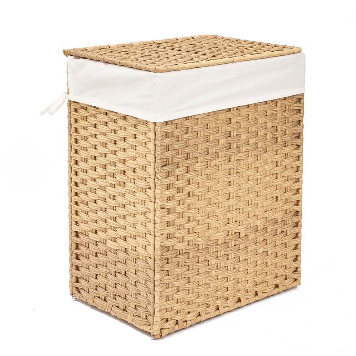 Natúr szennyes kosár, SAT, 90 liter, 60x46x33cm