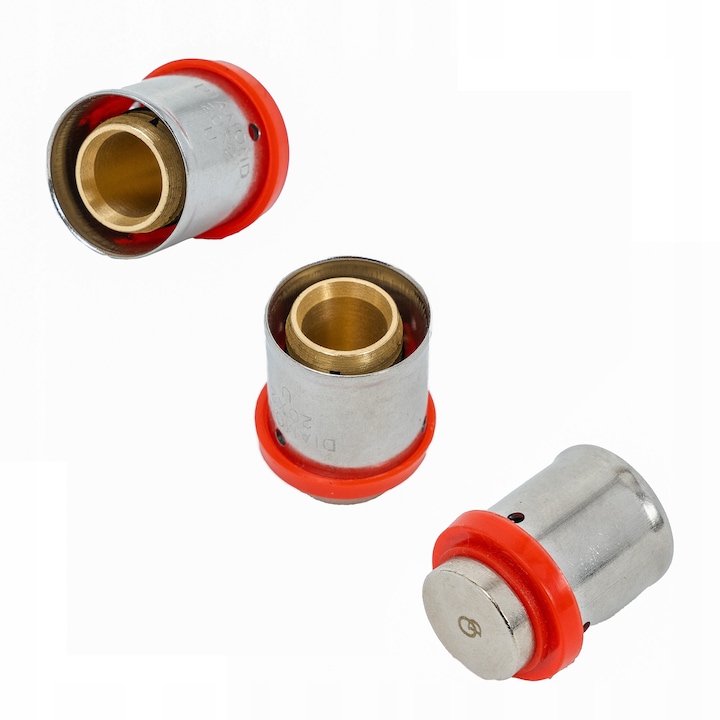 Dop PEX 20x2 pentru tevi, conector profesional, rezistent la coroziune, presiune maxima 10 bar