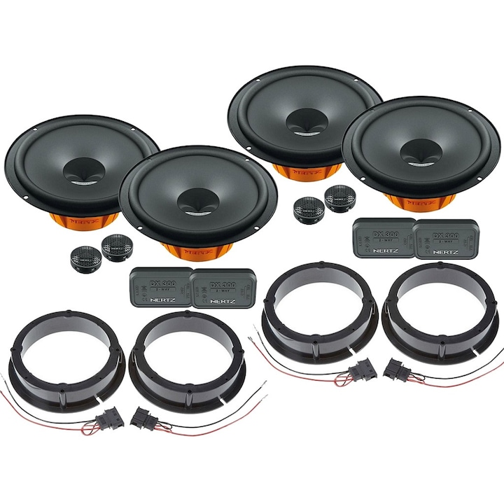 Pachet Difuzoare Auto Hertz DSK VW Passat / Bora / Golf IV / Polo / Beetle RMS 160W