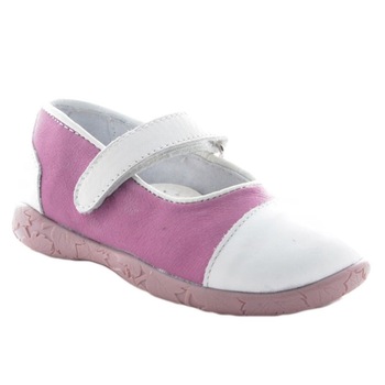 Pantofi fete piele Truffi roz alb Pantofi fete piele Truffi roz alb