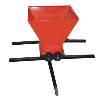 Zdrobitor manual reglabil pentru struguri 350 kg/h, 35L Zdrobitor manual reglabil pentru struguri 350 kg/h, 35L