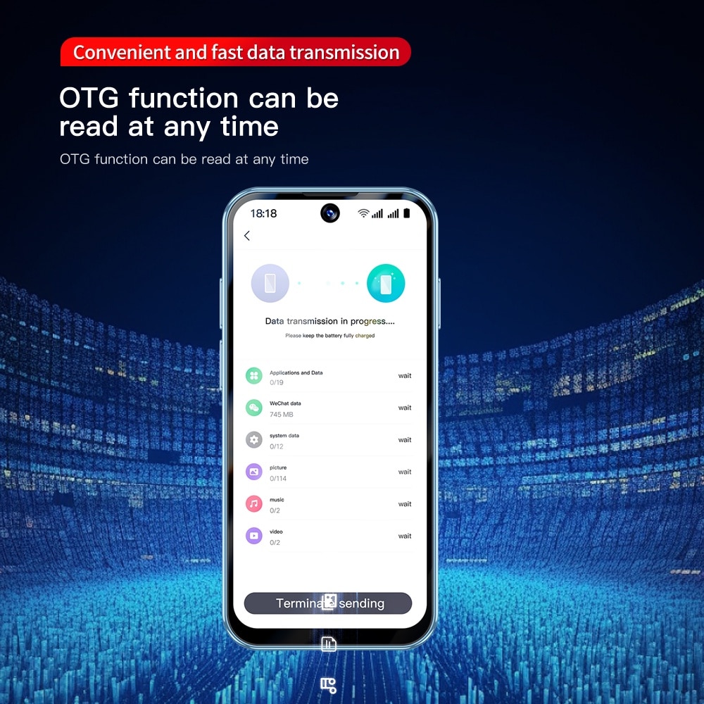 SOYES XS19 Pro 3GB RAM 32GB ROM 3.88 Inch Mini telefon mobil 4G Android 12 Bej