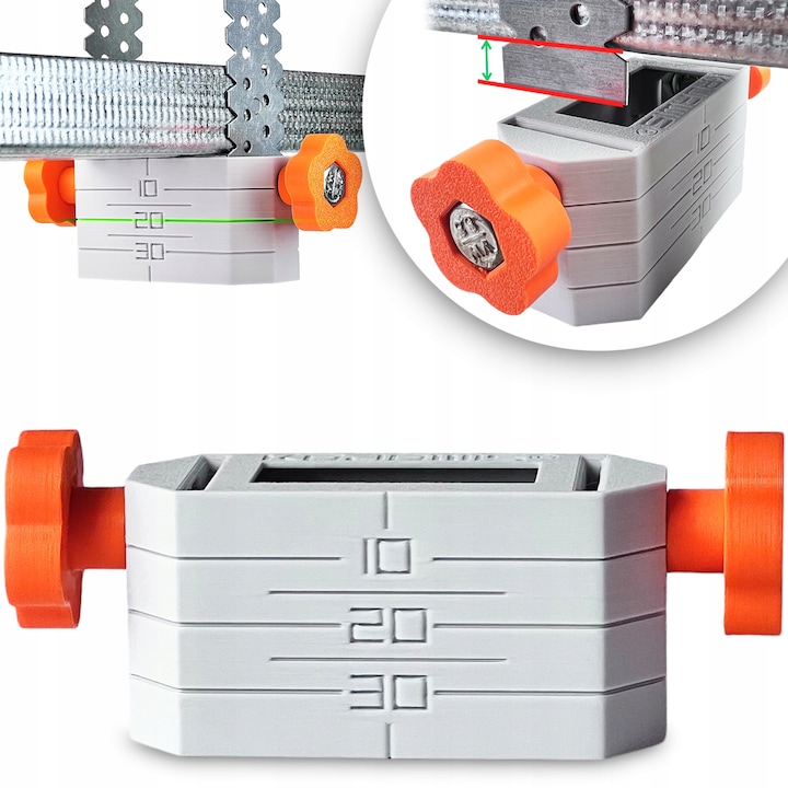 Suport de nivelare pentru tavan suspendat, SHORT GRIP – profil CD60, suspensie ES 1