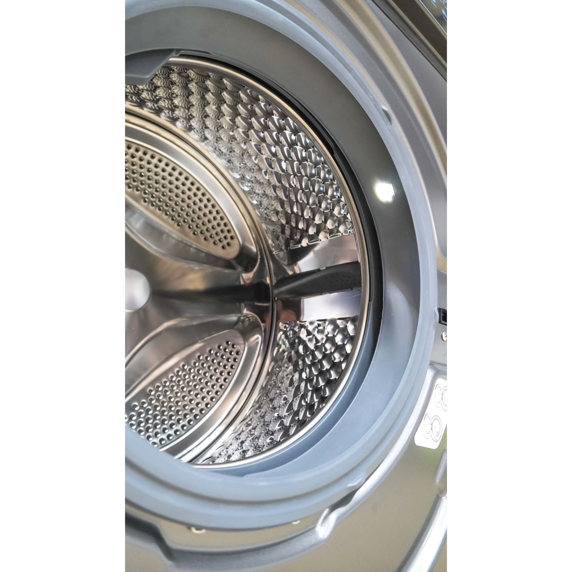 Masina de spalat rufe LDK Queen 714DITS, 7 Kg, Clasa A, 1400 rpm, 16 programe, Control Touch, Steam, Super Spa, Storm Wash, Night wash, My Cycle, Amanare pornire, Motor Inverter, Argintiu