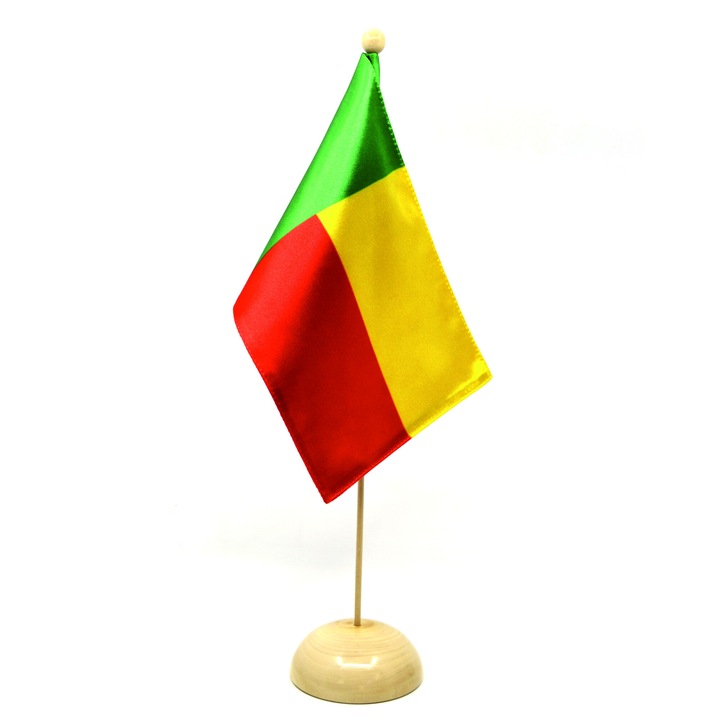 Stegulet Tarile Lumii + suport lemn - BENIN