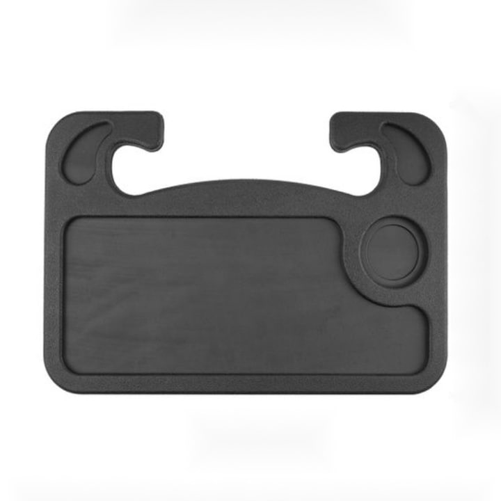 Masa portabila multifunctionala, suport auto, negru, 42.5x20cm, usor de transportat