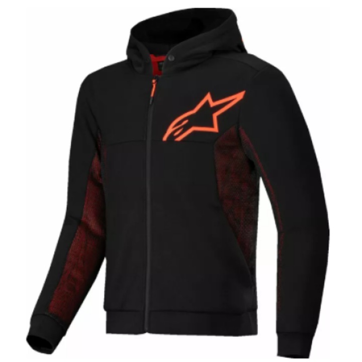 Hanorac moto ALPINESTARS CHROME V2 GRY/RED, Gri
