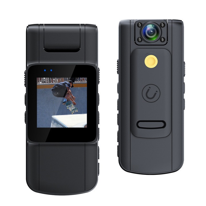 Спортна видеокамера El Contente, 4K, WiFi, черна, 105x40x25mm, с 32GB Micro SD карта