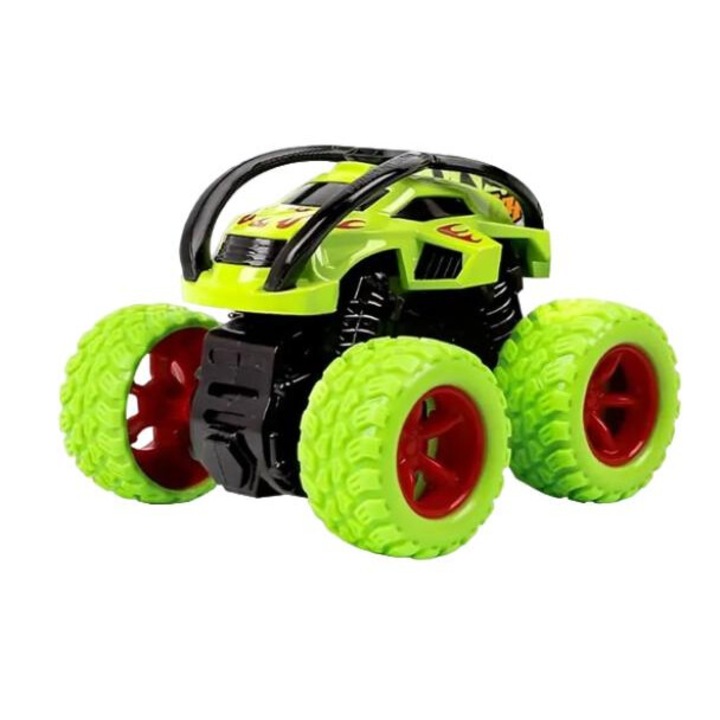 Детска кола, високопроходими автомобили, 360 въртене, зелена, за деца 3-8 години