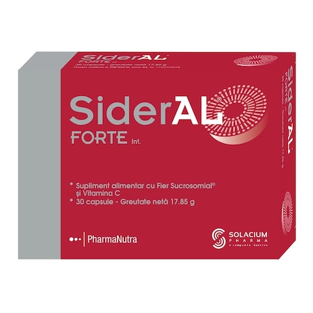 Fier Sucrosomial pentru adulti Sideral Forte 30cps