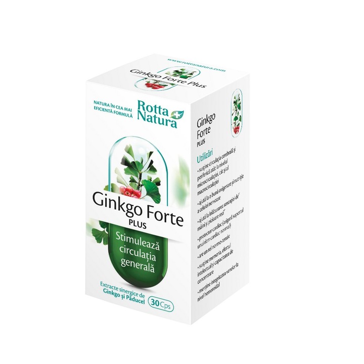 Gingko Forte Plus, Rotta Natura, 30 capsule