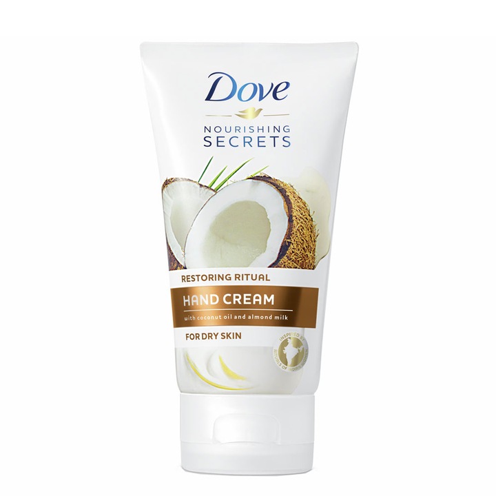 Pachet 3 X Crema Maini Dove Restoring Ritual Coconut 75ml
