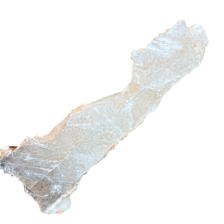 Piatra Bruta din Sticla Selenit, Druzy, pietre semipretioase, model 2 / 28 cm