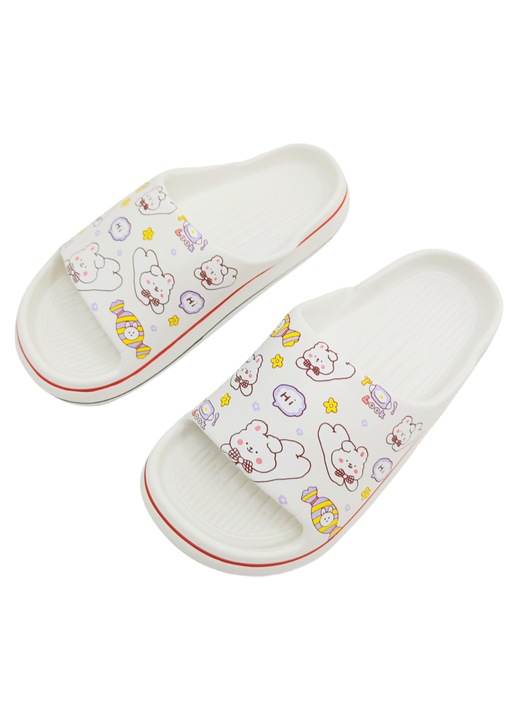 Happy papucs H683white 114807, Fehér, 35-36