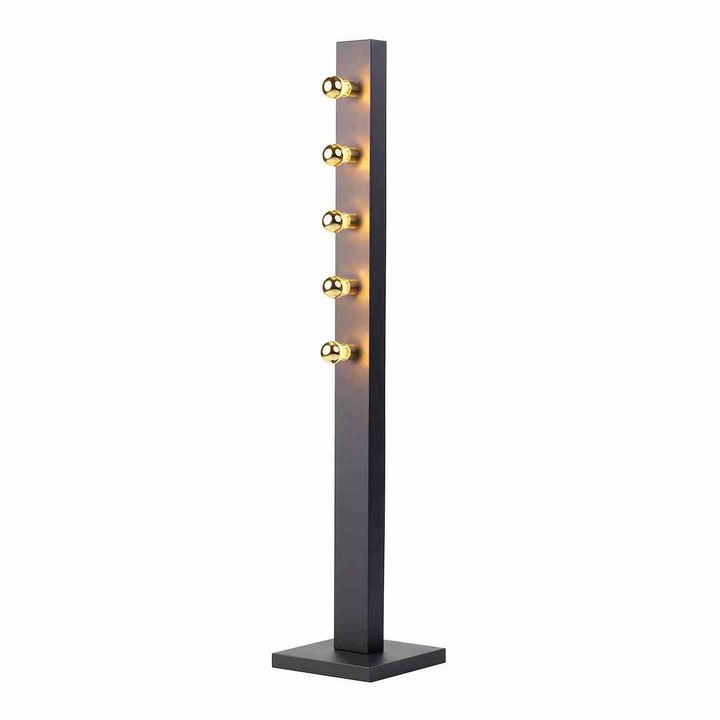 Lampadar PHOENIX Milagro, 5xE14, neagra, design minimatist