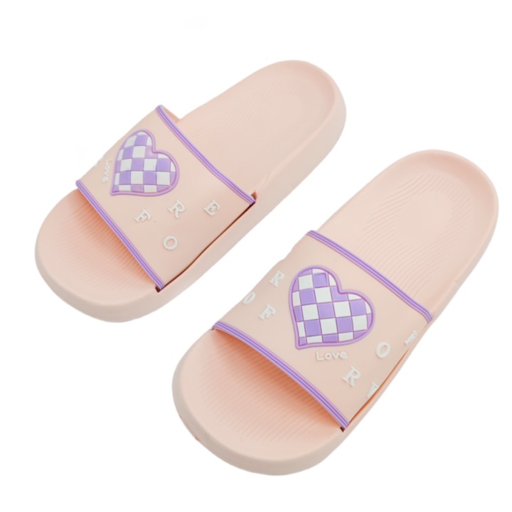 Papuci veseli H712roz 114786, Roz, 40