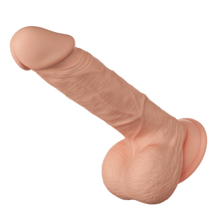 Дилдо Ultra-Realistic, Анален стимулатор и стимулатор на G-точка, Със здрава вендуза, Ръчно изработен, 21,8 см