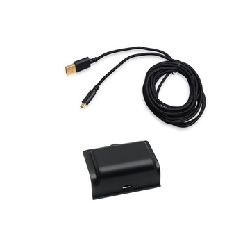 Acumulator Dobe 1200 mah + cablu 3m pentru controller Xbox One/Slim/Elite, negru Acumulator Dobe 1200 mah + cablu 3m pentru controller Xbox One/Slim/Elite, negru