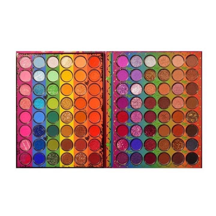 Палитри за грим, KEVIN & COCO, Modern Girl, Сенки за очи, 96 цвята, 18,5 x 24 cm