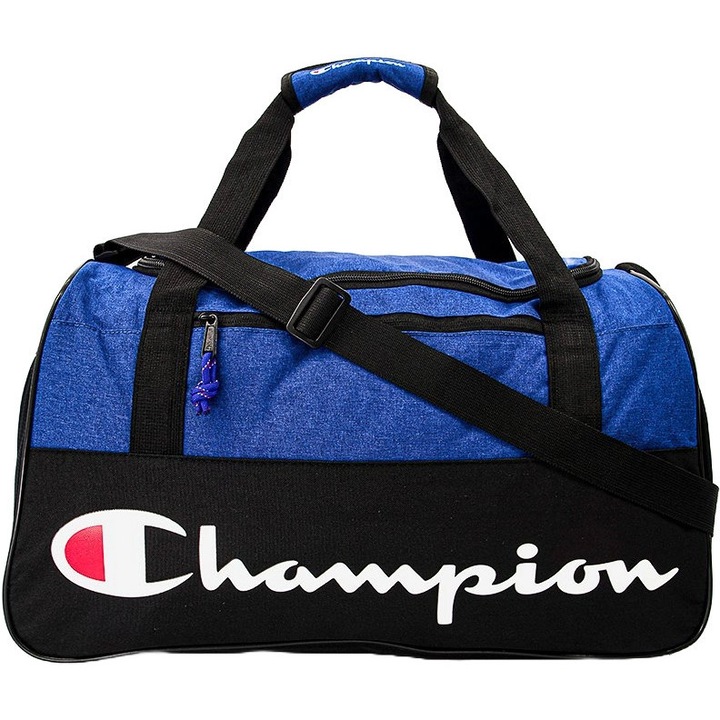Unisex Champion Utility Medium Duffel 52 literes táska, kék, egyméretű