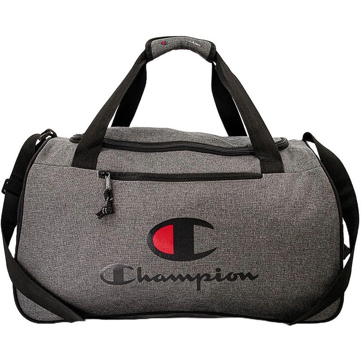 Uniszex Champion Progress Duffel 52 literes táska, szürke, egyméretű