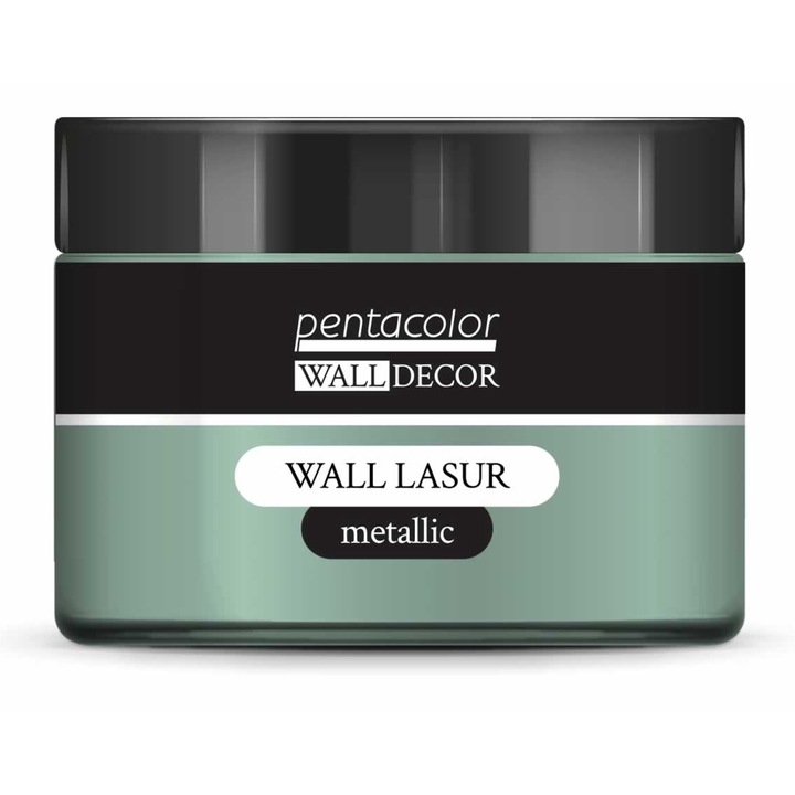 Vopsea perete, Pentacolor Kft, metalizata 150 ml verde-argintiu