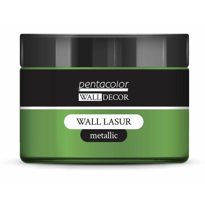 Vopsea, Pentacolor Kft, WD Wall azur metalic 150 ml verde-auriu