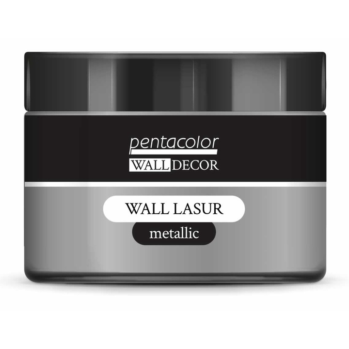 Vopsea, Pentacolor Kft, WD Wall azur metalic 150 ml argintiu